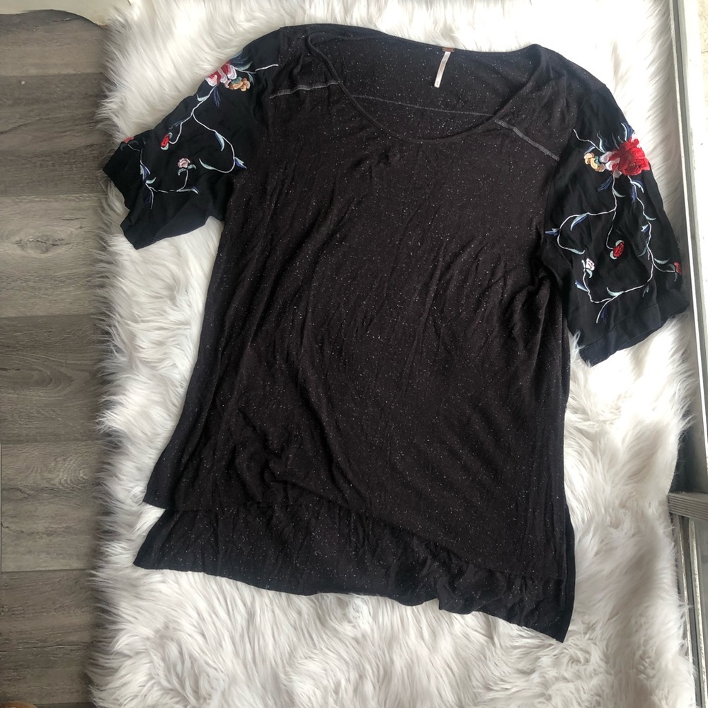 Free People Two Fabric Comfy Tee